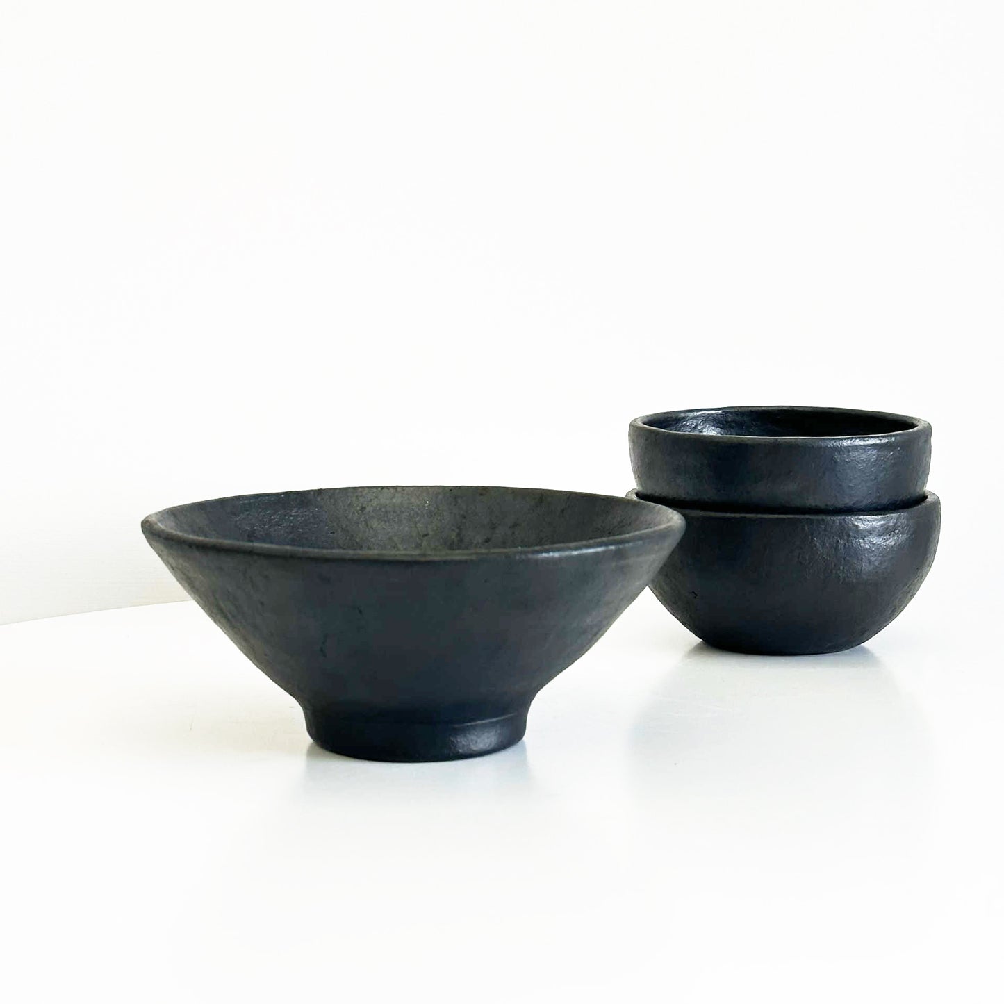 Tibetan Wood‑Fired Salad / Noodle Bowl – 7.5 in Handmade