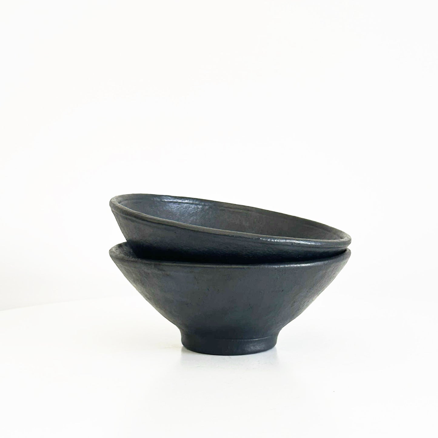 Tibetan Wood‑Fired Salad / Noodle Bowl – 7.5 in Handmade