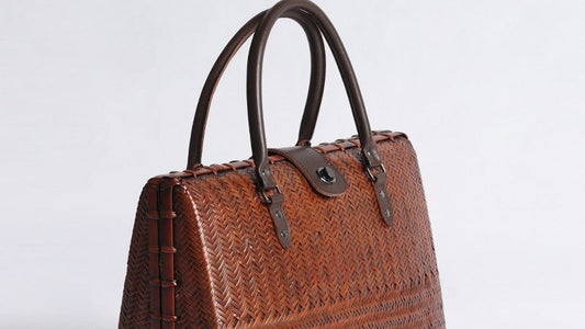 Woven Grace: The Natural Eco-Friendly Bamboo Bag Empowering Women and Honoring Nature