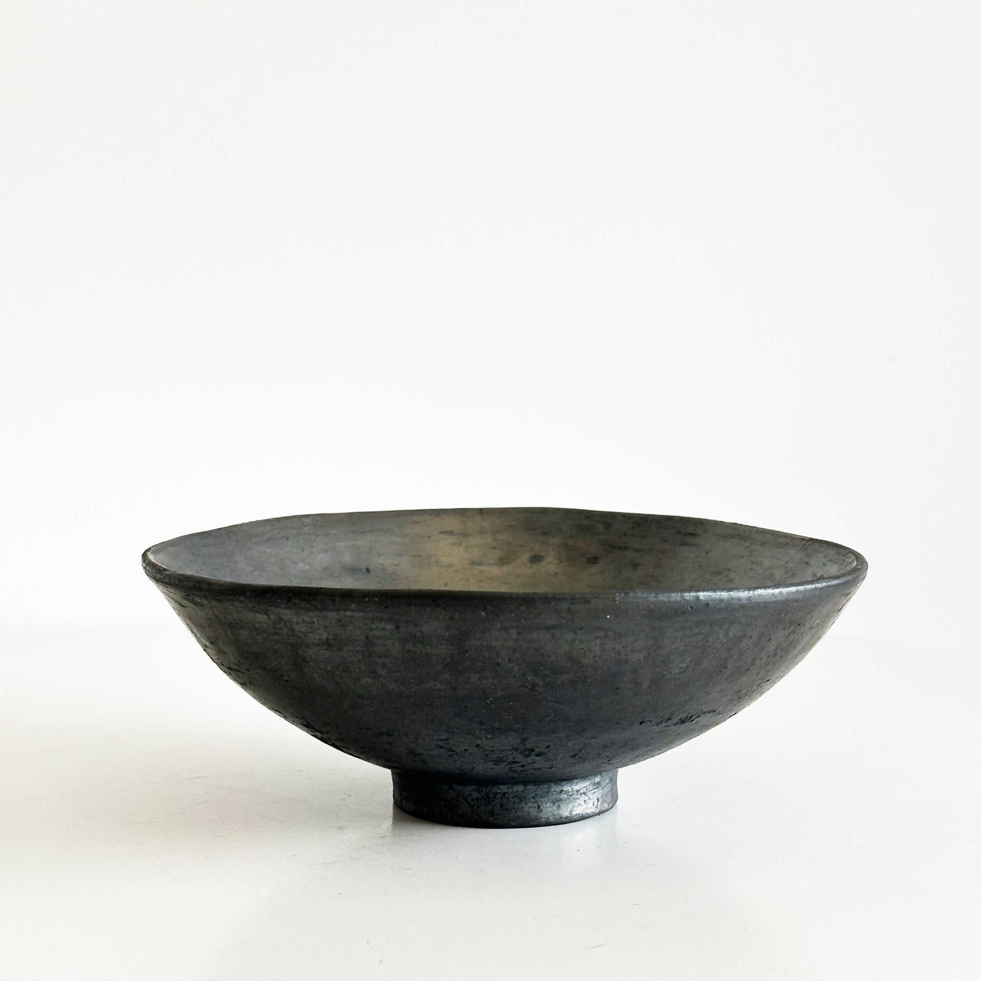 Tibetan Footed Salad / Noodle Bowl – 7 in Wood‑Fired