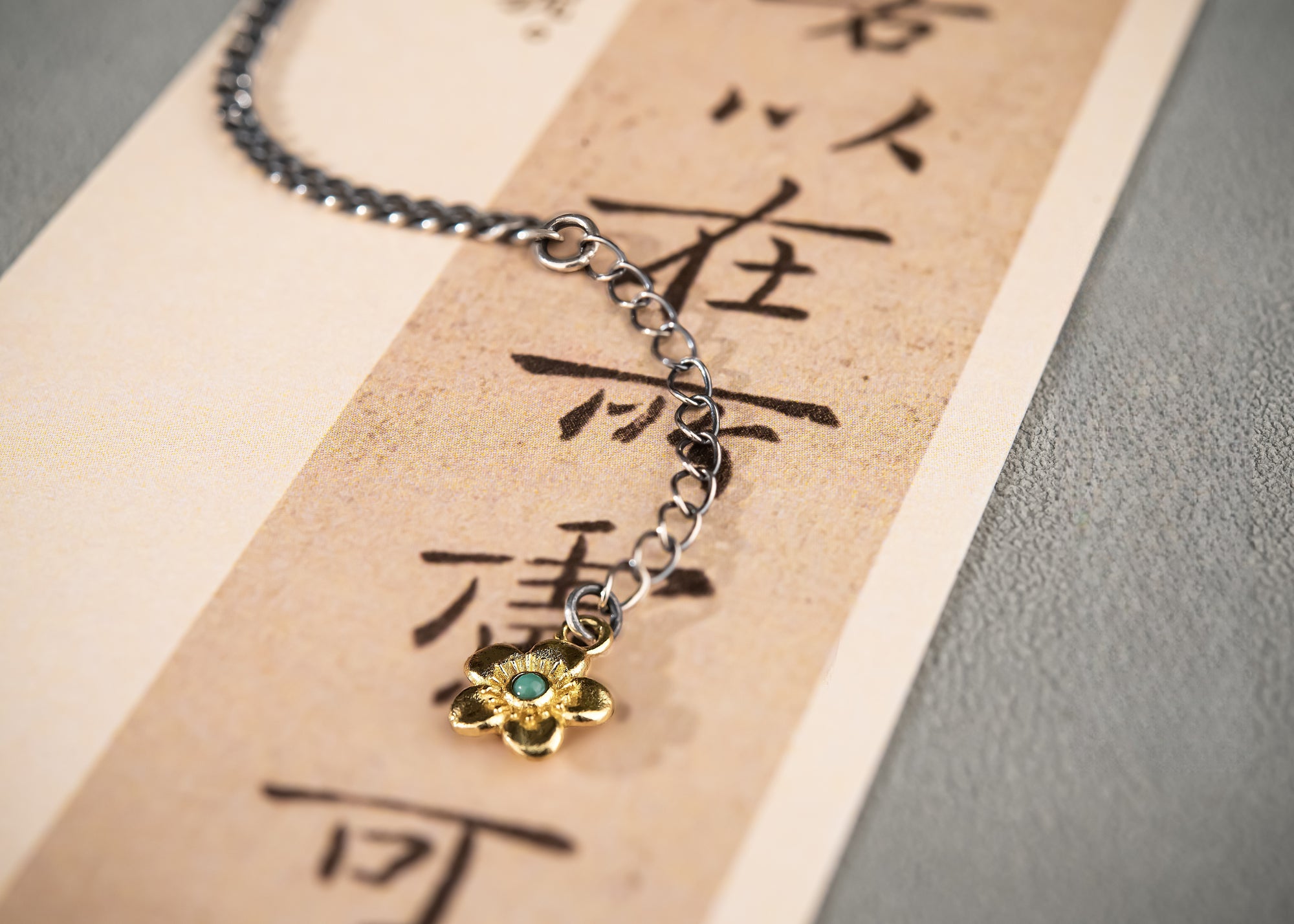 Nine‑Tail Fox Talisman Bracelet | 925 Silver & Red Zircon