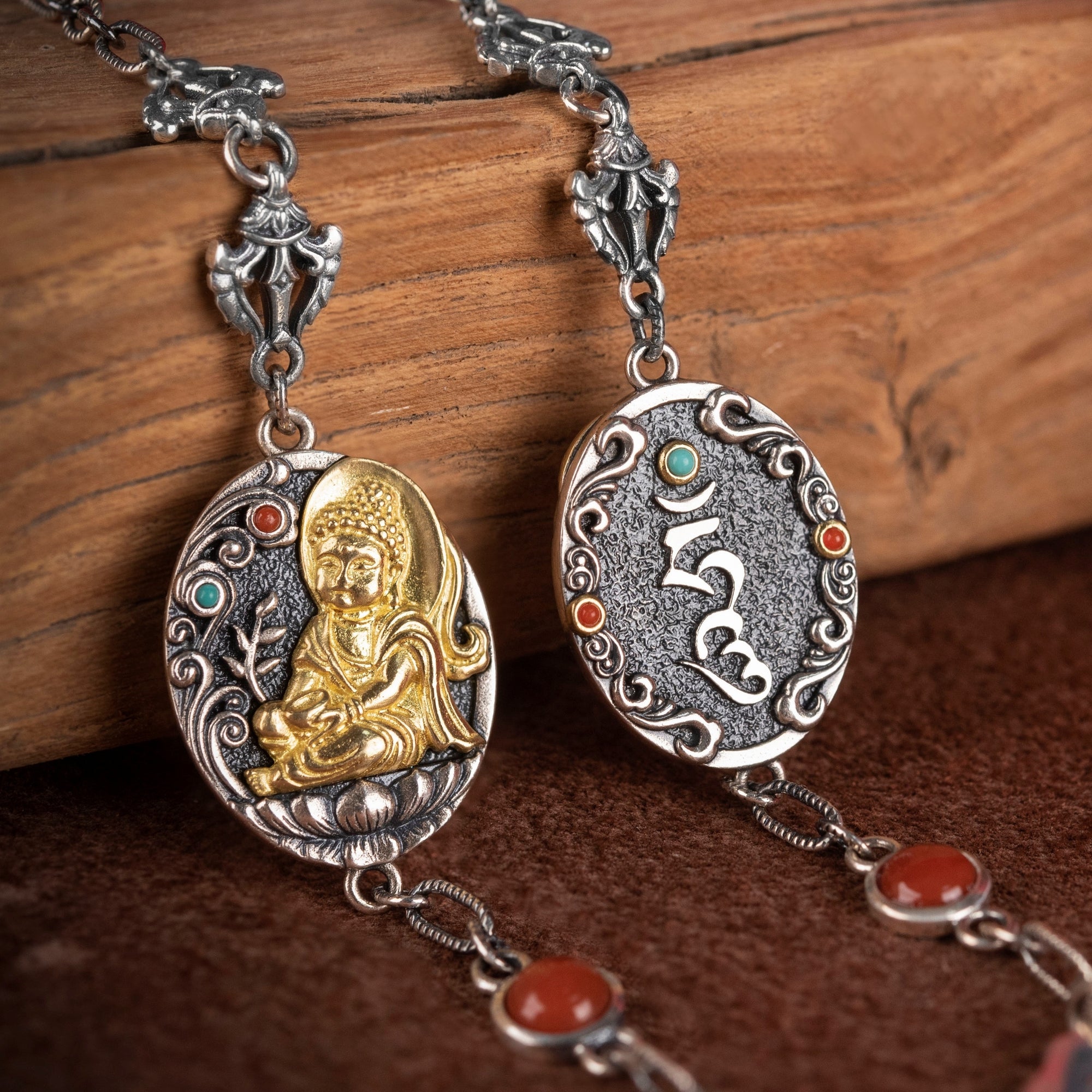 Medicine Buddha Healing Bracelet | 925 Silver & Agate