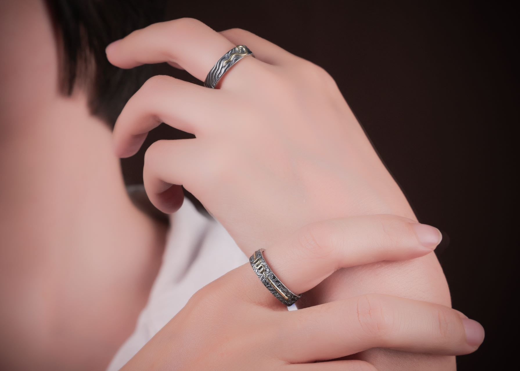 Tibetan Energy‑Bless Rings | Stackable 925 Silver Talismans