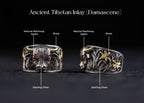 Strength of the Yak Ring | Silver, Brass & Agate Eyes