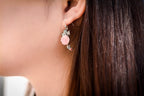 Queen Conch Rose Earrings | Rotating Sterling-Silver Love Blooms