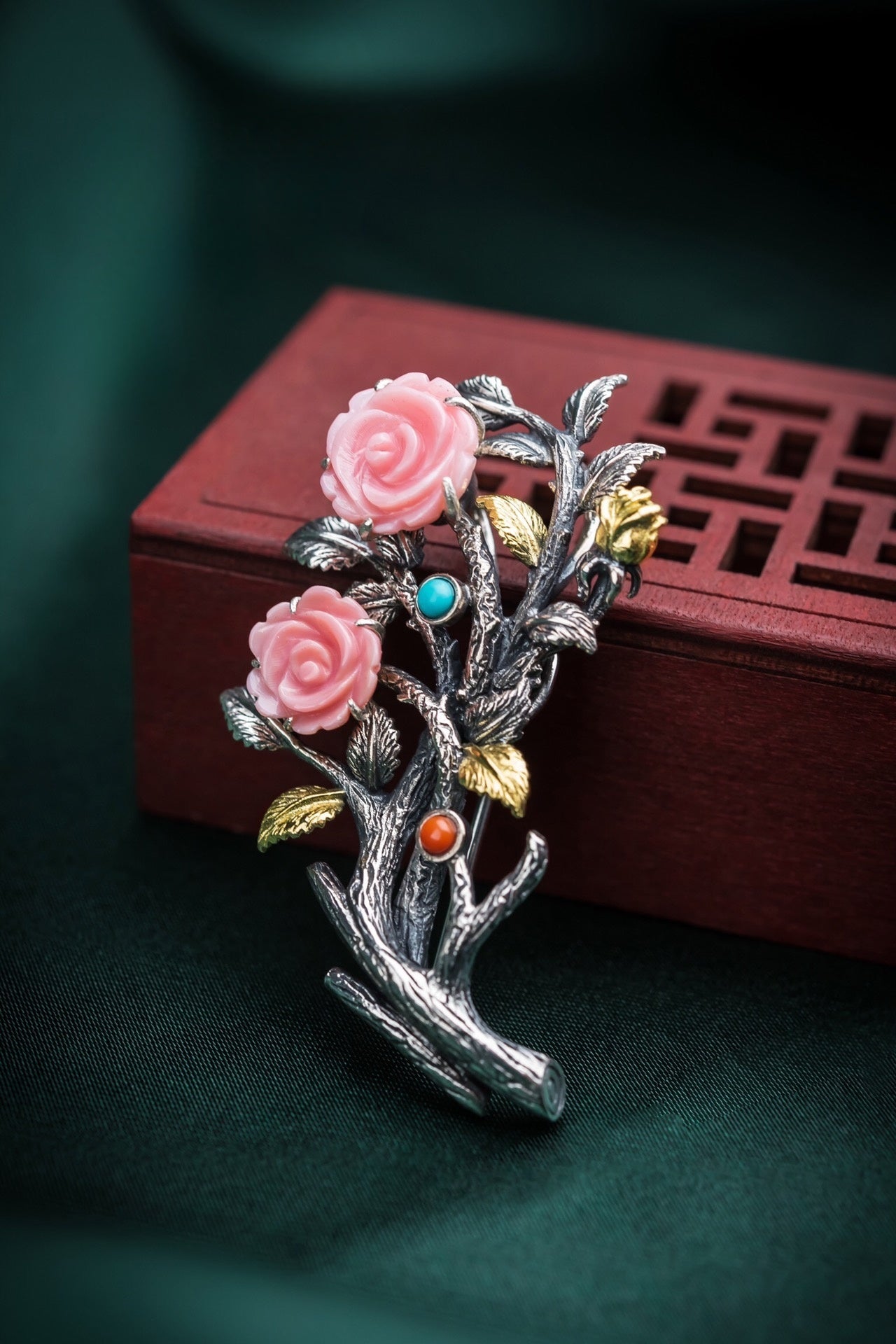 Aphrodite's Ocean Blush:Conch Rose Talisman Jewelry