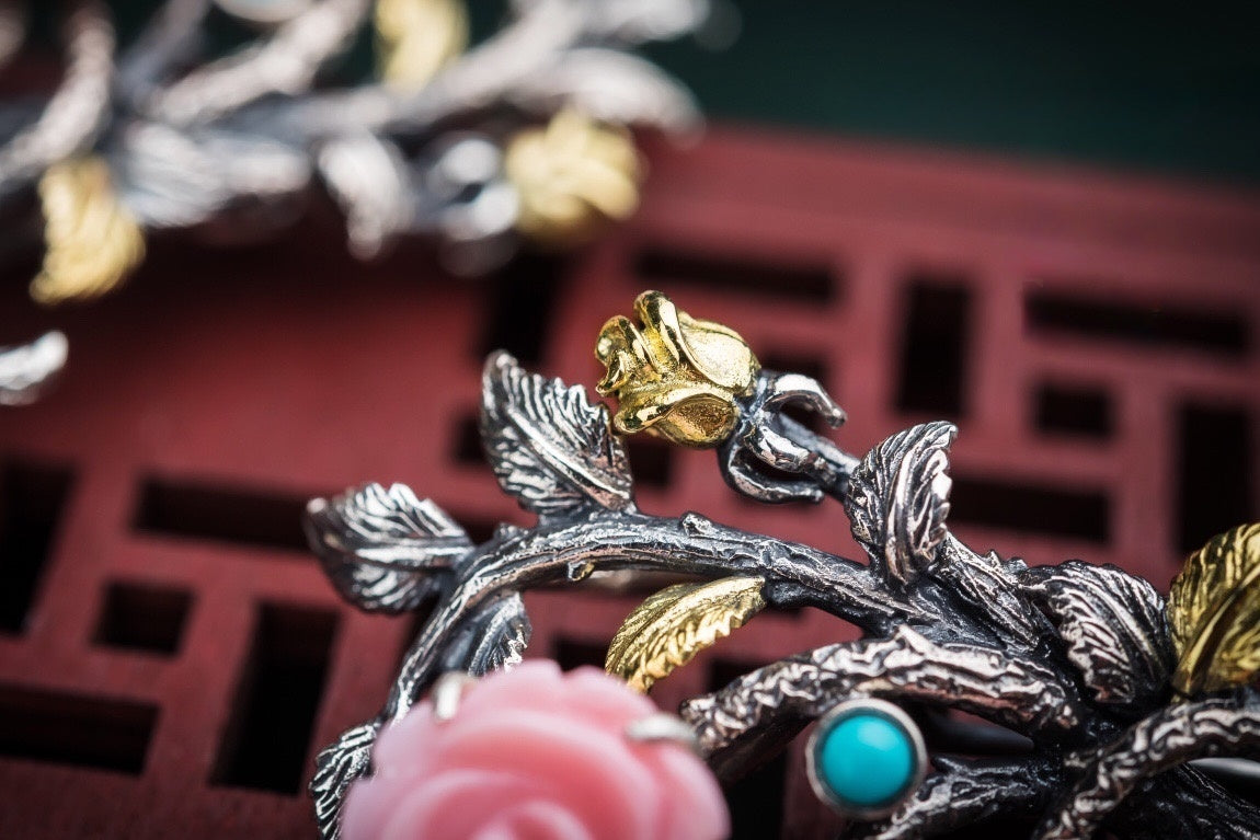Aphrodite's Ocean Blush:Conch Rose Talisman Jewelry