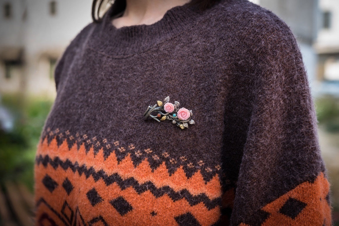 Aphrodite's Ocean Blush:Conch Rose Talisman Jewelry