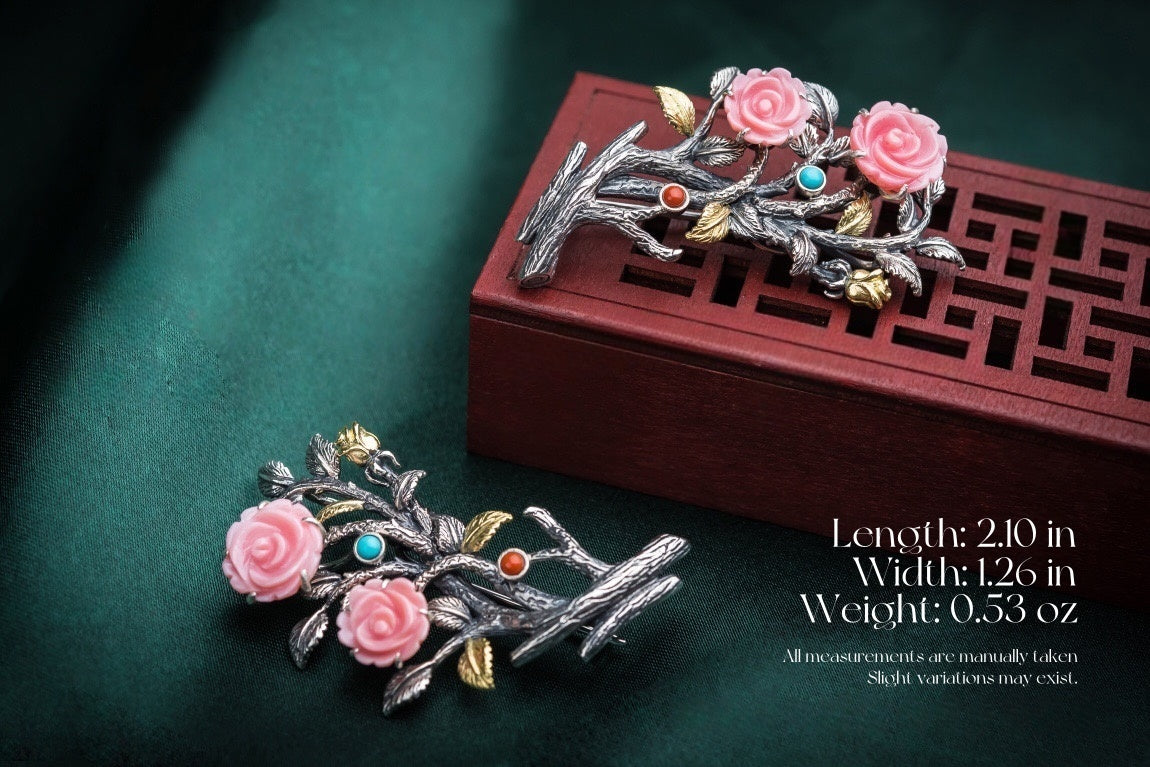 Aphrodite's Ocean Blush:Conch Rose Talisman Jewelry