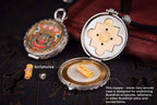 Mandala Gau Thangka Locket Necklace | 925 Silver Amulet
