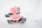 Queen Conch Rose Earrings | Rotating Sterling-Silver Love Blooms