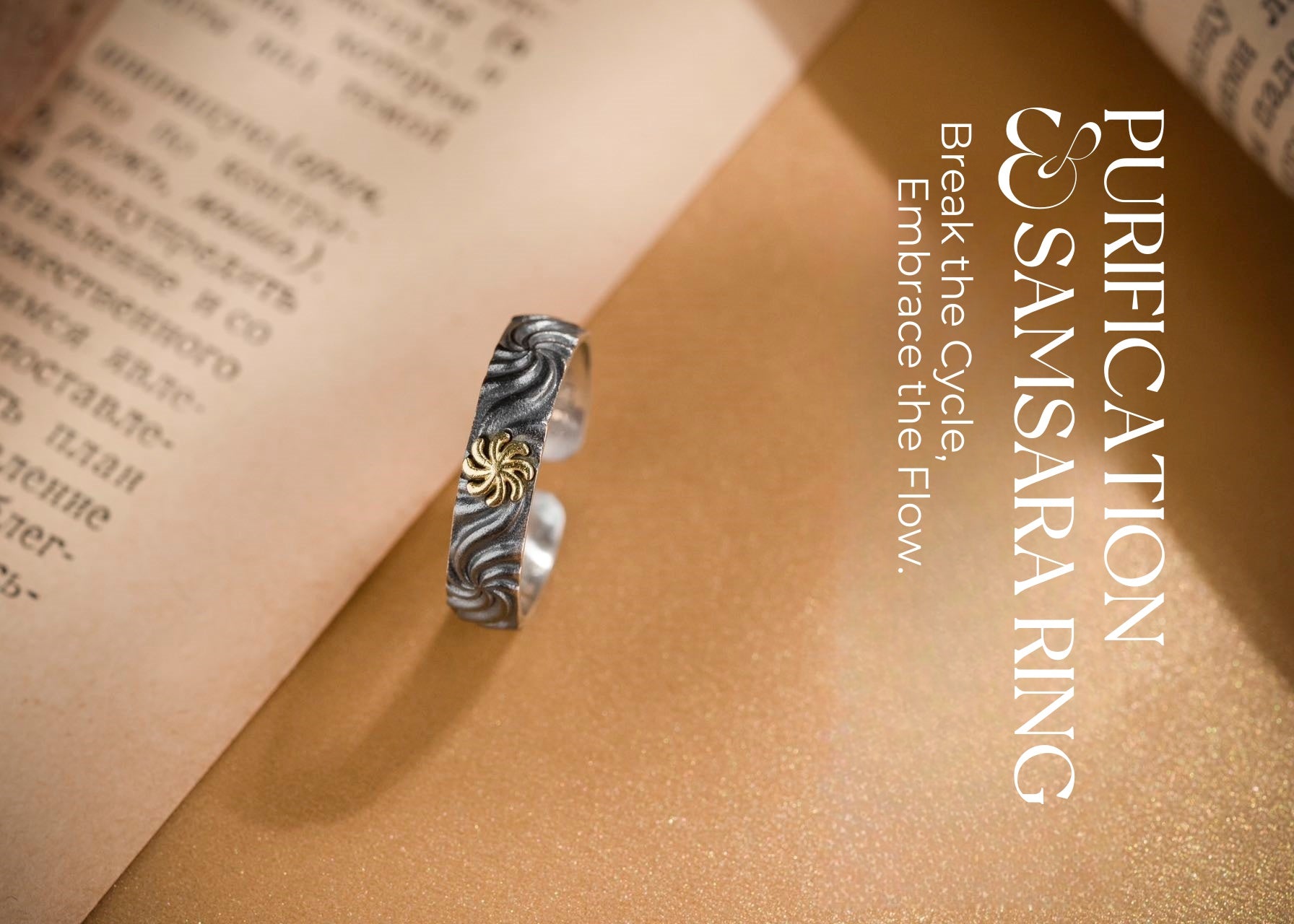 Tibetan Energy‑Bless Rings | Stackable 925 Silver Talismans