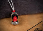 Nine‑Bloom Secret Locket | Choose Your Deity in Sterling Silver