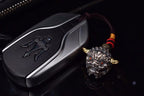 Tibetan Snow-Lion Guardian Pendant – Silver Bell & Feng-Shui Luck