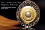 Nine-Palace Bagua Spinner Pendant | Sterling-Silver & Brass