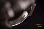 Tibetan Snow‑Lion Spinner Ring | 925 Silver, Dzi & Agate