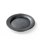 Handmade Tibetan Black Pottery Small‑Eave Plate
