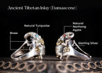 Auspicious Elephant Ring | 925 Silver, Brass & Turquoise