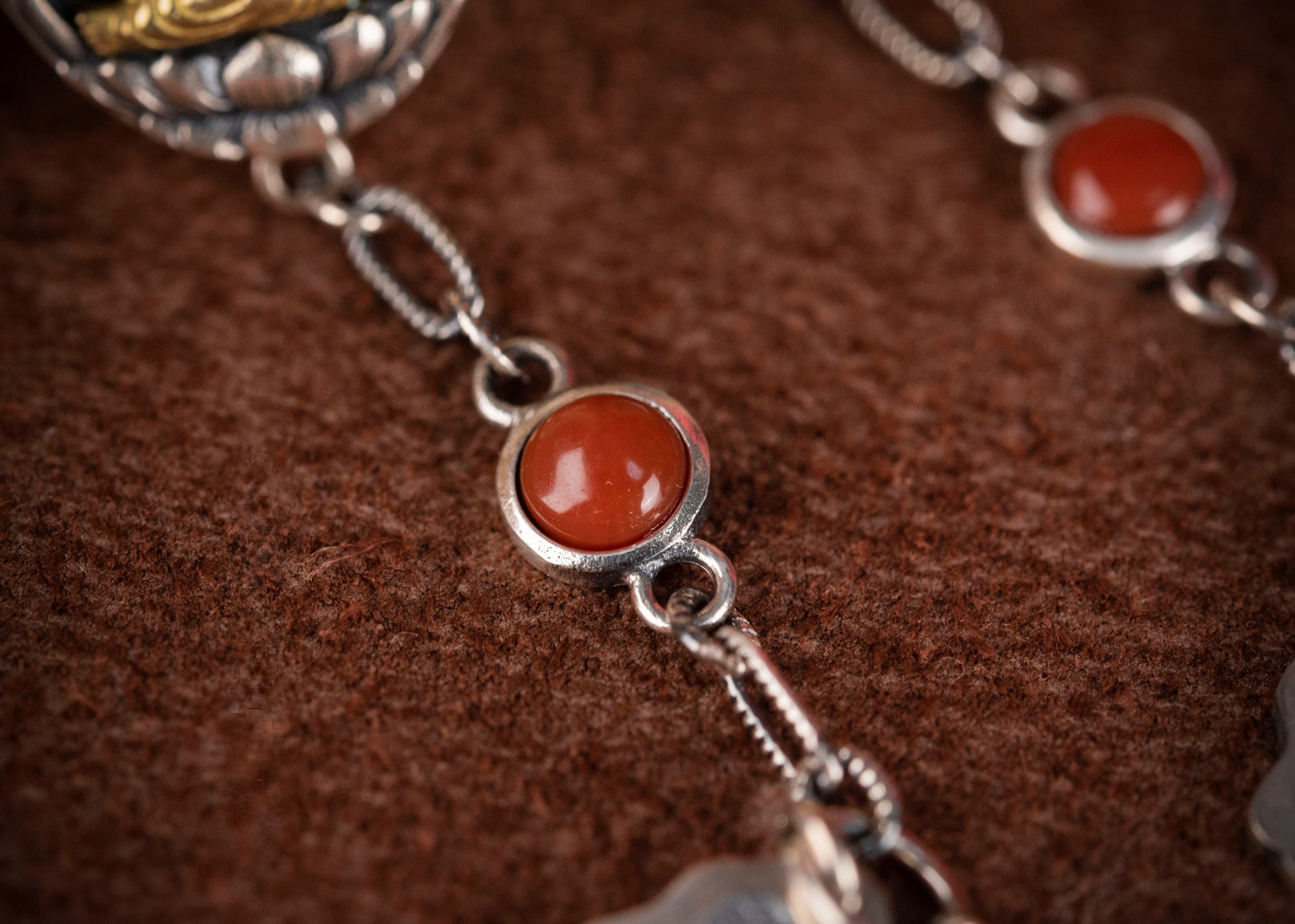 Medicine Buddha Healing Bracelet | 925 Silver & Agate