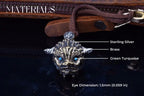 Tibetan Snow-Lion Guardian Pendant – Silver Bell & Feng-Shui Luck