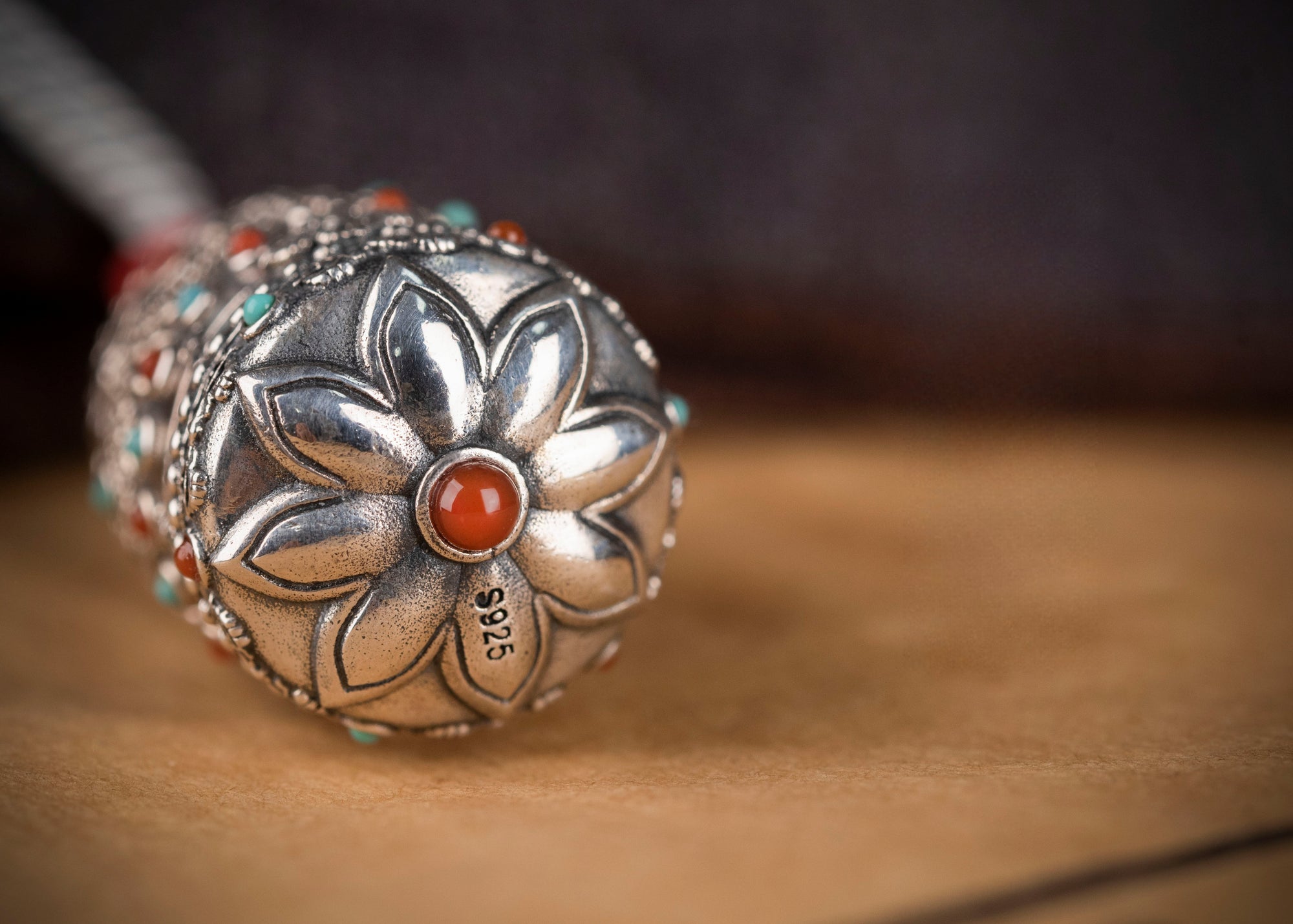 Nine‑Bloom Secret Locket | Choose Your Deity in Sterling Silver