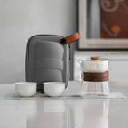 Lazy teapot anti-scalding breakthrough point teapot turning high temperature resistant glass rotating pot tea separation cup