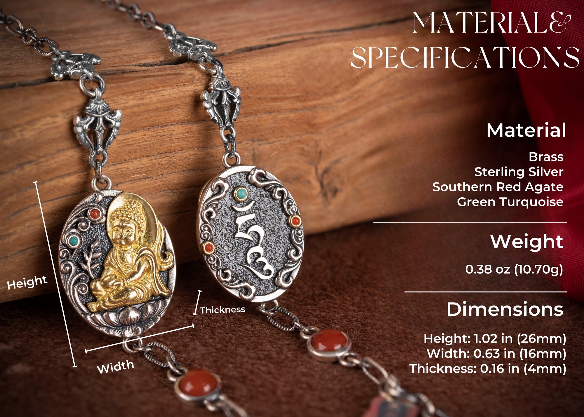 Medicine Buddha Healing Bracelet | 925 Silver & Agate
