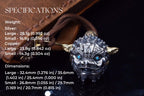 Tibetan Snow-Lion Guardian Pendant – Silver Bell & Feng-Shui Luck