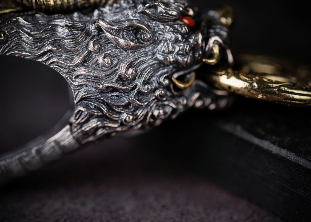 Handcrafted Tibetan Pixiu Keychain with Energy Blessing