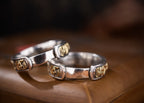 Eight Wealth Deities Guardian Ring | 925 Silver & Brass