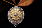 Nine-Palace Bagua Spinner Pendant | Sterling-Silver & Brass