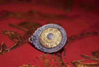 Nine-Palace Bagua Spinner Pendant | Sterling-Silver & Brass