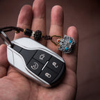 Pixiu Wealth Bell Pendant | Sterling Silver & Turquoise Amulet