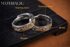 Eight Wealth Deities Guardian Ring | 925 Silver & Brass
