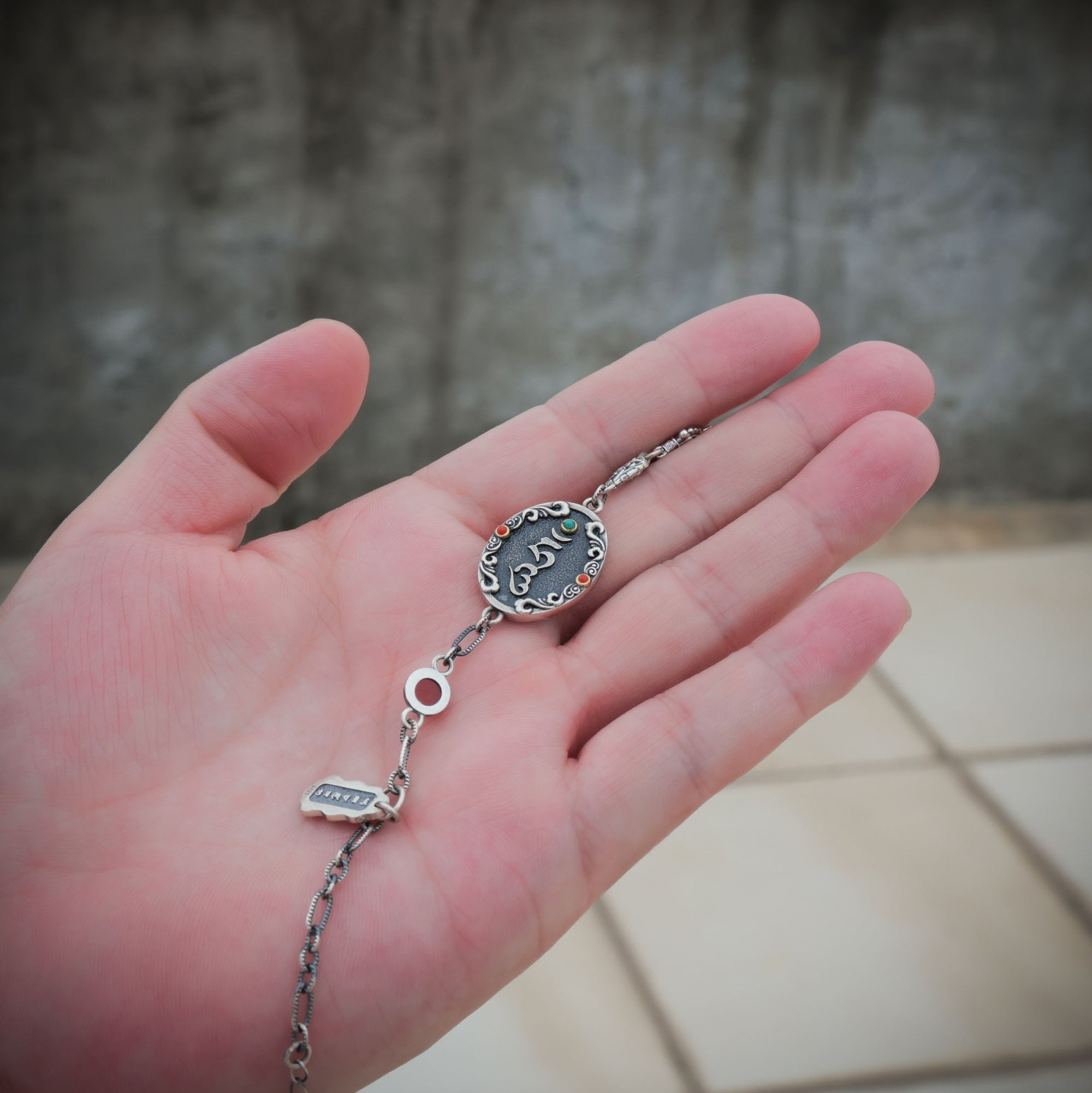 Medicine Buddha Healing Bracelet | 925 Silver & Agate