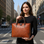 Large Natural Bamboo Woven Tote Bag – Handcrafted Horizontal Style (40cm x 17.5cm x 30cm / 15.75in x 6.9in x 11.8in)