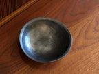 Tibetan Black Pottery Flying‑Eave Plate – 6.5‑in Handmade