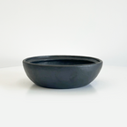 Tibetan Wood‑Fired Rimmed Bowl – 7.5 in Handmade