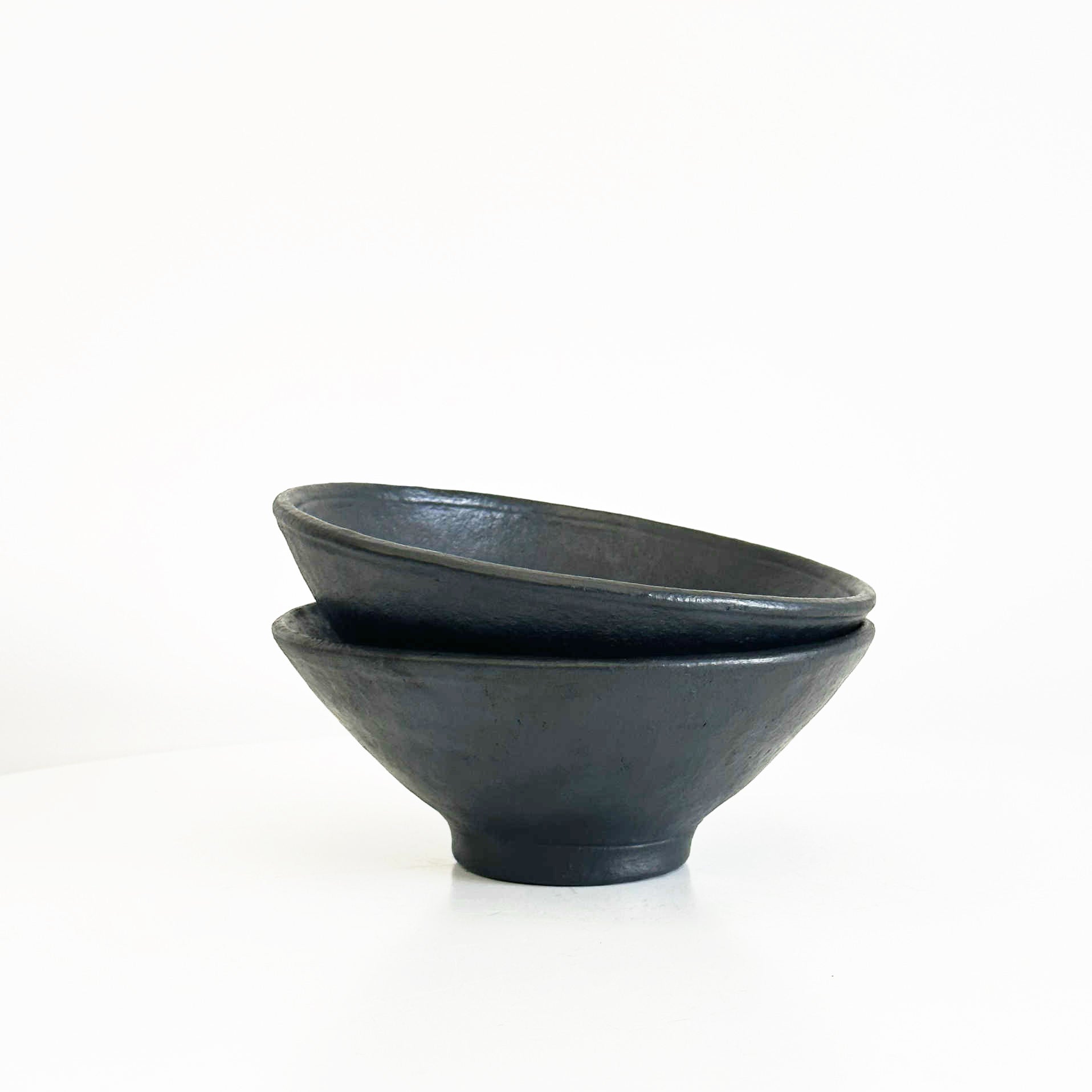 Tibetan Wood‑Fired Salad / Noodle Bowl – 7.5 in Handmade