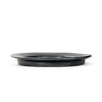 Handmade Tibetan Black Pottery Small‑Eave Plate