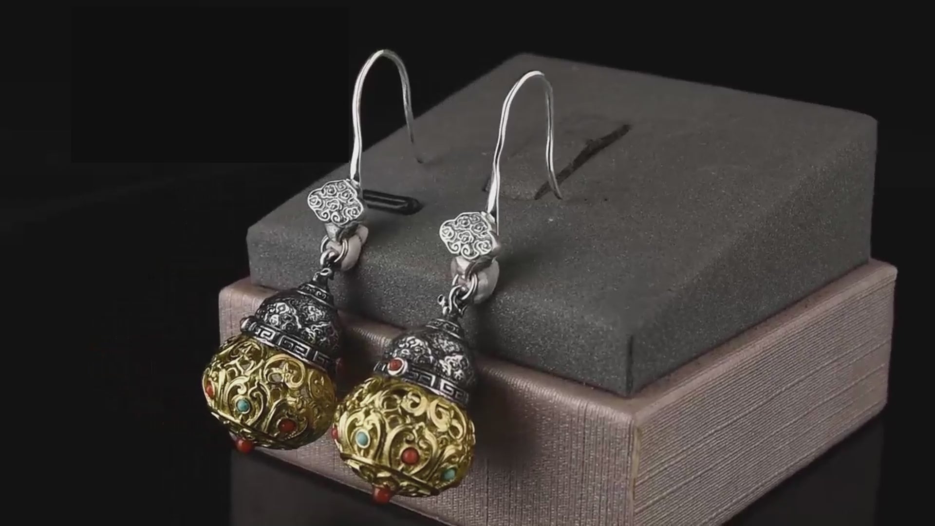 Gourd Lotus Earrings: A Miniature Cosmos at Your Earlobe